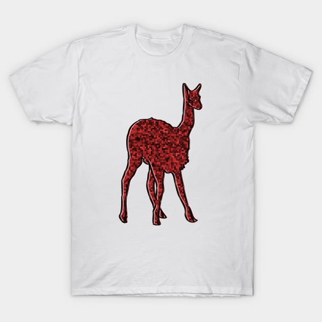 Ruby Llama T-Shirt by obsidianhoax